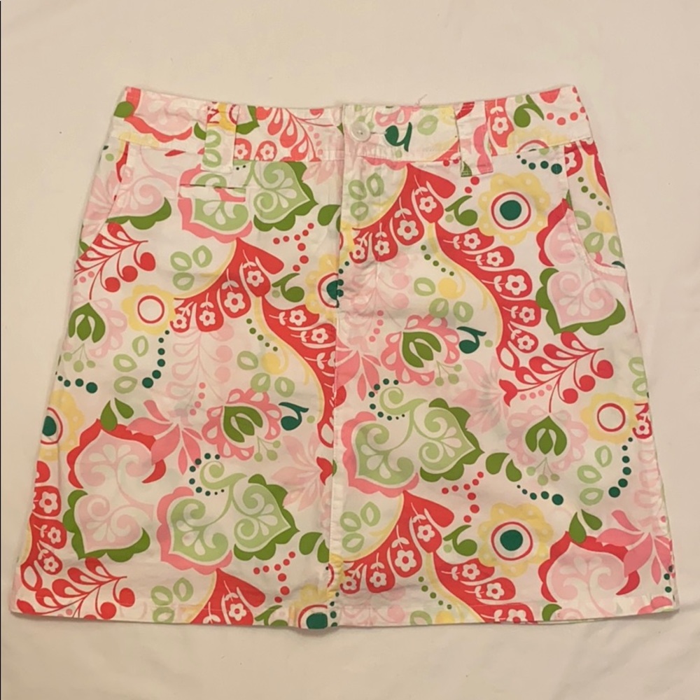 White Stag Skort Floral Print Size 8